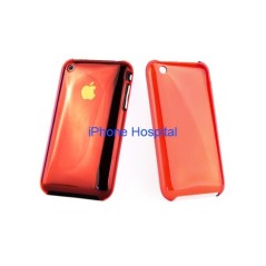 Étui transparent de couleur rouge - 1