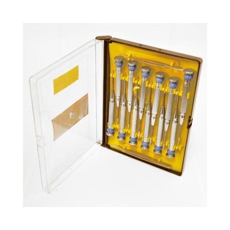 Kit de démontage avec 12 tournevis et 2 pinces - 1