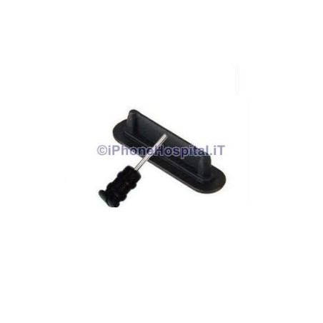 Tampões anti-poeira para Dock e Aux para iPhone 2G 3G 3GS 4 4S iPod iPad 2/3 - 1