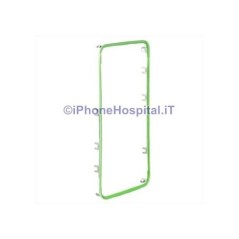 Cadre écran tactile vert iPhone 4G - 1