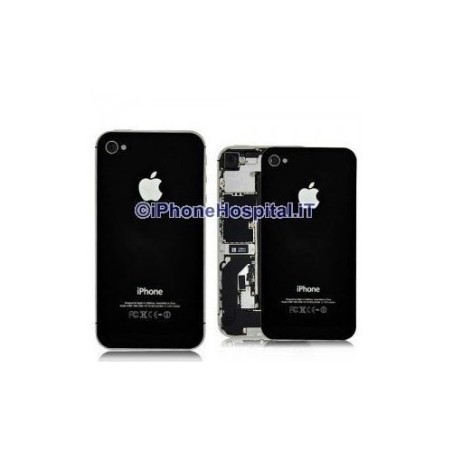 Recambio Cristal Trasero Iphone 4S Negro - 1
