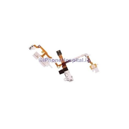 Flat Jack Volume On Mute for Iphone - White - 1
