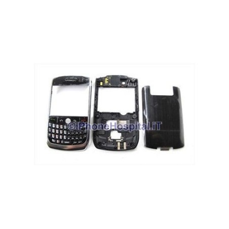 Capa completa para Blackberry 8900 Curve Preto - 1