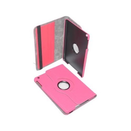 Étui magnétique iPad mini rose intérieur noir