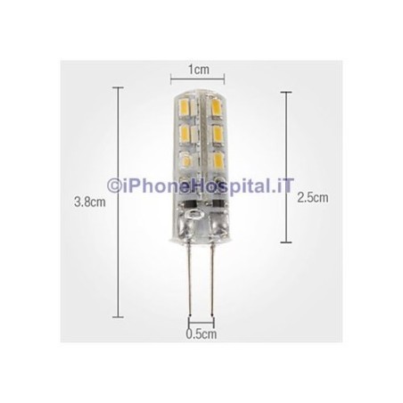 Lâmpada LED de milho com luz branca quente G4