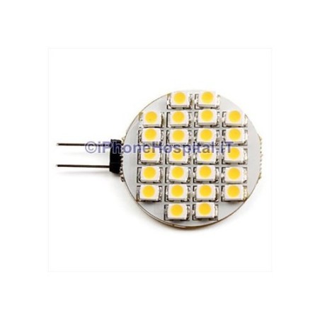 Lampadina a 24-LED, luce bianca/calda 50-60LM G4 SMD (12V, 1-1.5W)  - 4