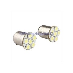 Bombilla BA15D 6 LED blancos para frenos e intermitentes de coche - 1