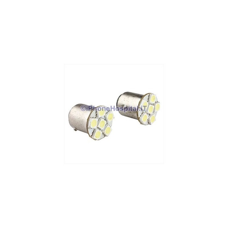 BA15D 6 Led white bulb for car brakes and turn signal - 1 BA15D 6 Led white bulb for car brakes and turn signal - 1