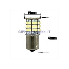 Bombilla LED blanca BA15S 85 para intermitentes de gran luminosidad DC 12V