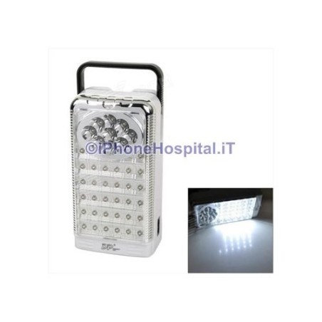 Lámpara de Emergencia 32+9 LEDs Blancos Recargable