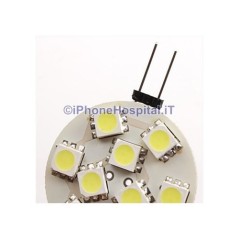 G4 2,5 W 9x5050 SMD 90-100lm blanco natural led bombilla spot (12v)
