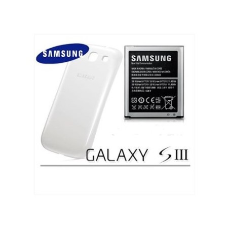 Batteria maggiorata 3000mAh ORIGINALE Samsung per Galaxy S3 I9300 Color Bianco Samsung - 1