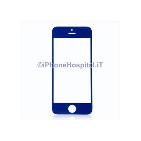 Glass for Apple iPhone 5/5C color Blue