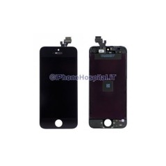 Vidro + Touch + LCD para iPhone 5 Preto Grau A - 1