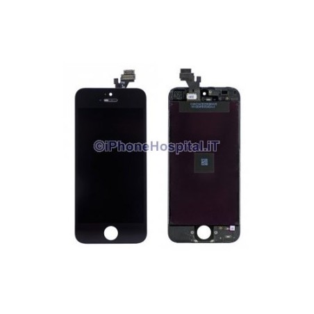 Vetro + Touch + Lcd per iPhone 5 Nero Grado A - 1