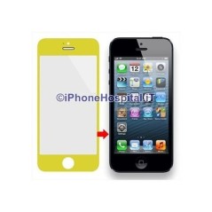 Vetro per Apple iPhone 5 /5C color Giallo - 3