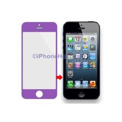 Vetro per Apple iPhone 5/5C color Porpora - 3