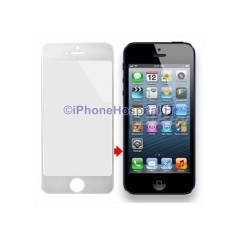 Vetro per Apple iPhone 5/5S/5C color Bianco - 3