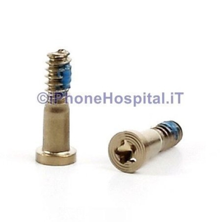 iPhone 5S Set of 2 Gold Screws - 1