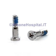 iPhone 5S Set of 2 Screws Grey (Silver) - 1