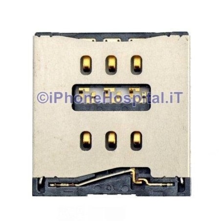 Supporto Lettore Sim Scheda Slot Card Reader per iPhone 5 (A1428, A1429, A1442) - 3