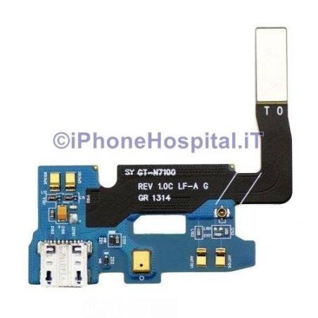 Dock de carregamento com PCB Samsung Galaxy Note 2 GT N7100 - 2
