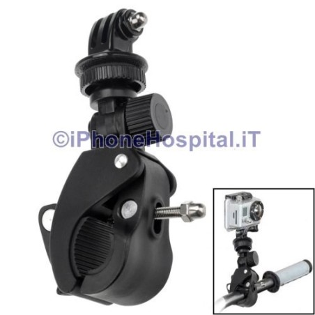 Supporto Universale Bicicletta per GoPro HD HERO Tutti i Modelli  - 2