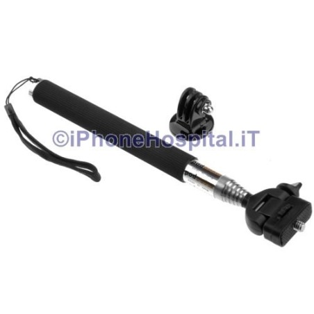 Extendable Monopod Pole with Tripod and Adapter for GoPro Hero