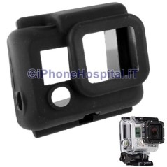Custodia protettiva in silicone per GoPro Hero 3 (nero)  - 2