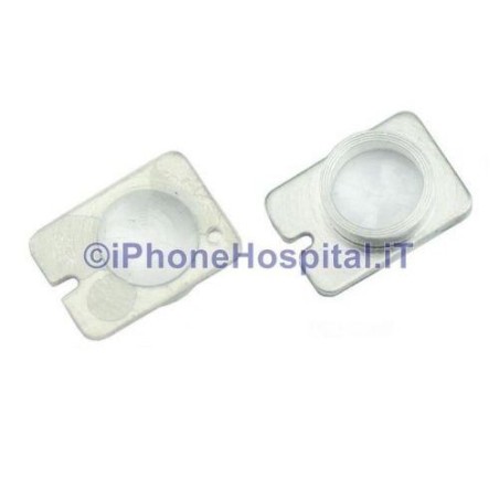 Suporte com lente externa cinza para Flash do iPhone 5.