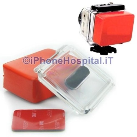 Capa traseira flutuante com adesivo 3M para GoPro Hero 2/3/3+ - 1