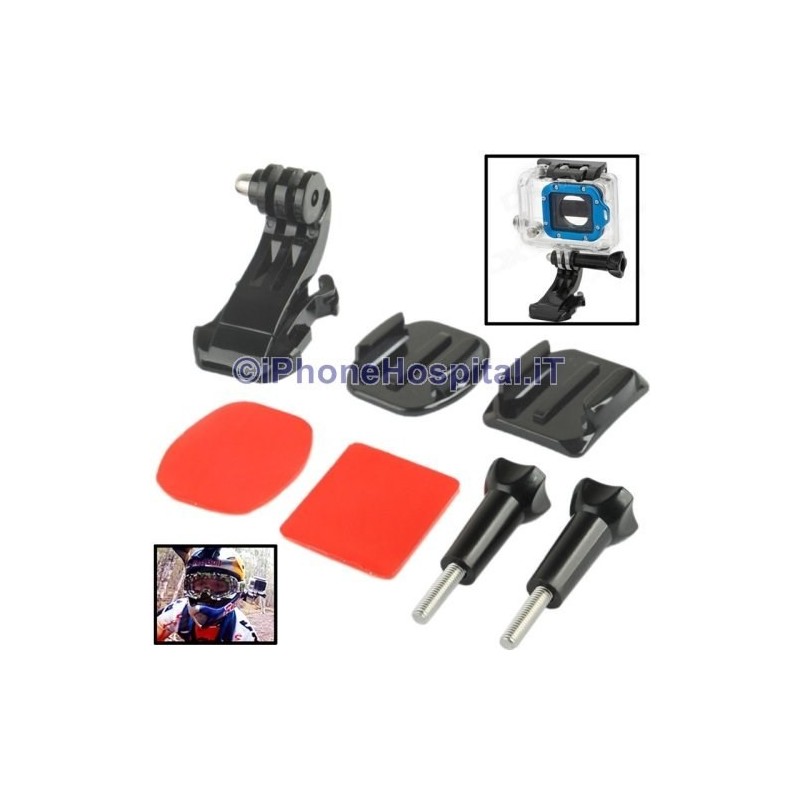 Soporte de suelo+2 bases+Adaptador GoPro adhesivo 1 2 3 - 1 Soporte de suelo+2 bases+Adaptador GoPro adhesivo 1 2 3 - 1