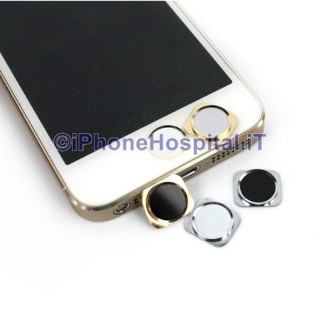Home button White champagne frame iPhone 5-5C - 1
