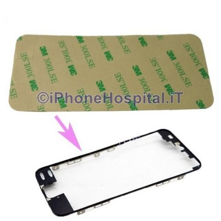 Adesivo dupla face 3M completo para moldura do iPhone 5/5S/5C.