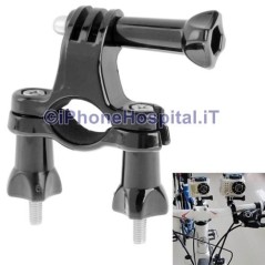 Supporto Adattatore Holder Bicicletta Moto per Gopro HERO Tutti i Modelli  - 3