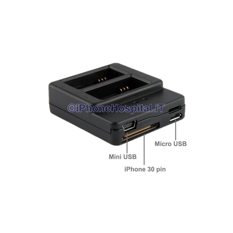 Cargador doble para GoPro 3 - 3 Cargador doble para GoPro 3 - 3