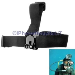 Correia de cabeça elástica antideslizante ajustável para Gopro Hero Todos os Modelos - 4