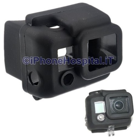 Custodia protettiva in silicone per GoPro Hero 3 B (nero)  - 4