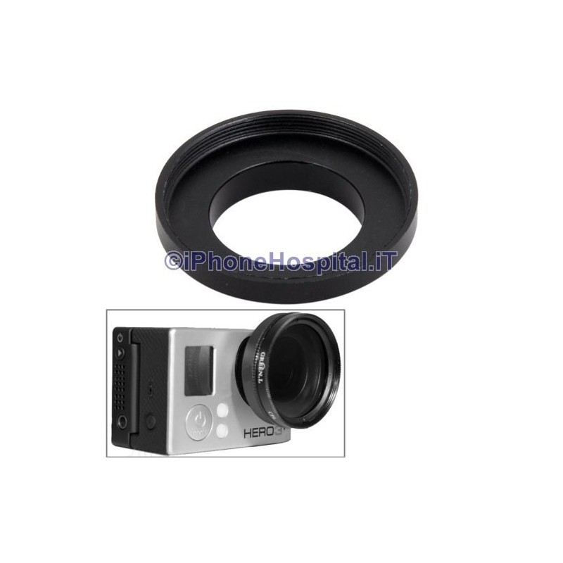 Anillo adaptador de objetivo UV polarizador de 37 mm para Hero 3 3+ - 1 Anillo adaptador de objetivo UV polarizador de 37 mm para Hero 3 3+ - 1