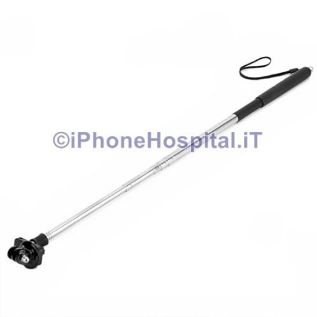 Extendable pole 96 cm retractable monopod and adapter with mirror for GoPro