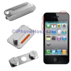 Kit de botón para silenciar el volumen y ON OFF iPhone 4S - 2