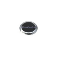Bouton d'accueil Cadre noir Argent iPhone 4S Imitation 5S