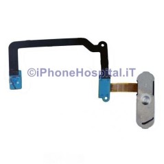 Samsung Bouton d'accueil noir et plat pour Galaxy S5 i9600 G900F