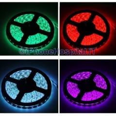 bande de 5 mètres 300 Led SMD 5050 IP65 RGB 16 Couleurs + Alimentation Eu - 1