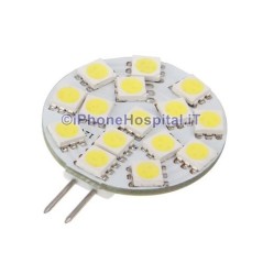Lâmpada de spot de luz LED branca natural G4 de 3,0 W com 15 lâmpadas SMD 5050, 240 lm (12V) - 3 unidades.