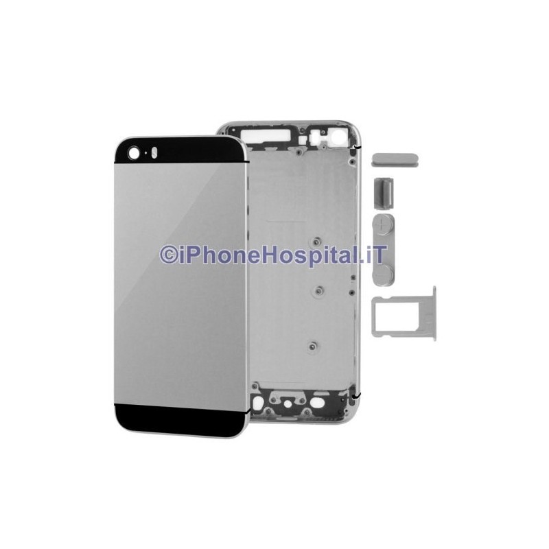 Housse arrière grise pour iPhone 5S - 1 Housse arrière grise pour iPhone 5S - 1