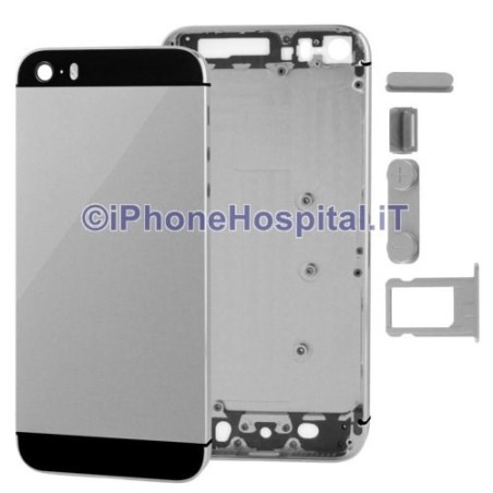 Cubierta trasera gris para iPhone 5S - 1