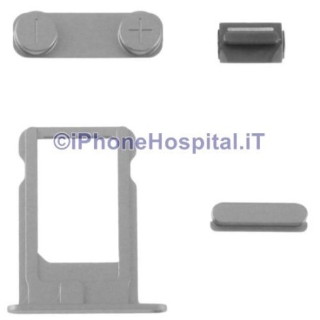 Retro Cover Grey for iPhone 5S