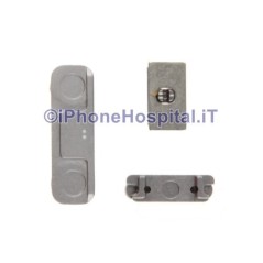 Volume Mute and ON OFF for Apple iPhone 5S Gray