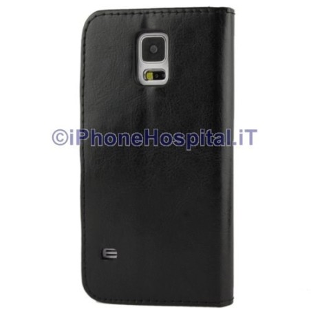 Galaxy S5 G900 Samsung Case with Credit Card Holder color Black